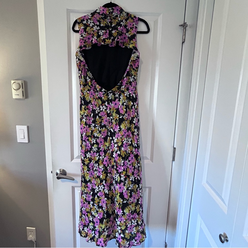 SALONI Pink and Purple Halter Maxi Dress - Picture 2 of 3
